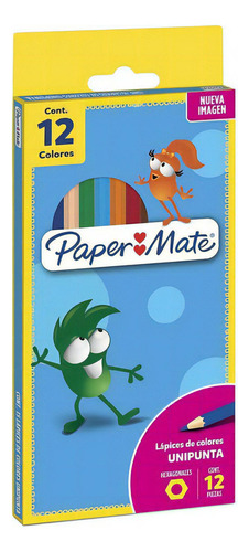 Lapices De Colores Unipunta Paper Mate X 12 Colores Largos