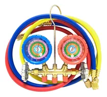 Comprar Juego Manometro R134\u002Fr22\u002Fr404\u002Fr410 Bronce Incl Mang 90cm