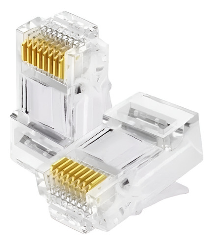 20 Conector Rj45 Cat6 Internet Conector De Red