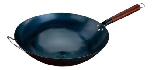 Wok Antiadherente, Sartén Wok, Salteado, 38cm Con Orejas
