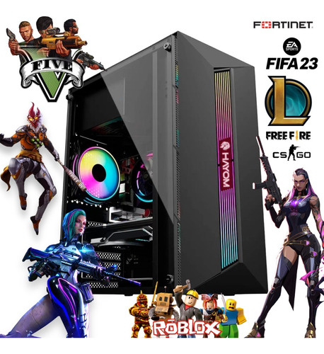 Pc Cpu Gamer Intel I7 3770 + 16 Gb + Ssd 480 Gb + Fonte 500w