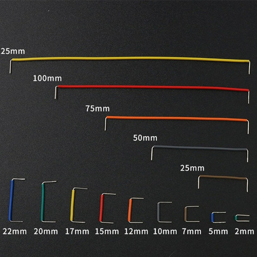 Kit 560 Cables Macho-macho Para Protoboard + Caja