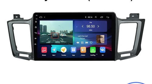 Auto Estereo Carplay Android Auto Toyota Rav 4 2+32 Ram