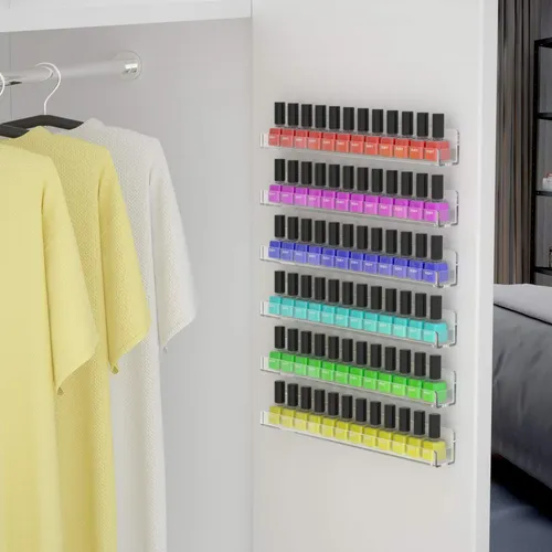 Repisas De Pared Niubee Acrilicas Para Esmaltes De Unas