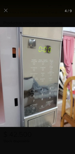 Microondas Tophouse 42 Lt Espejada Con Grill. Nuevo Sin Uso