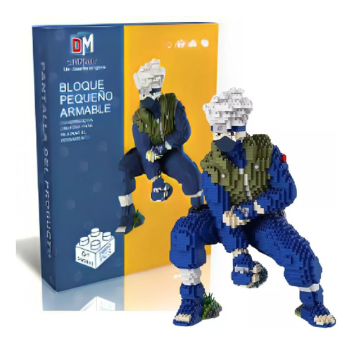 Armable Kakashi De 2609 Piezas Naruto Anime