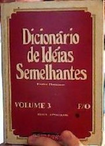 Livro Dicionário De Idéias Semelhantes Everton Florenzano