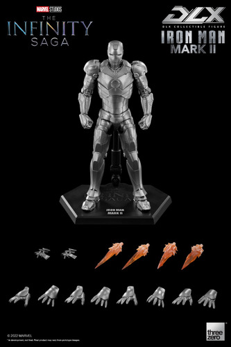 The Infinity Saga Iron Man Mark 2 Figura Threezero Dlx