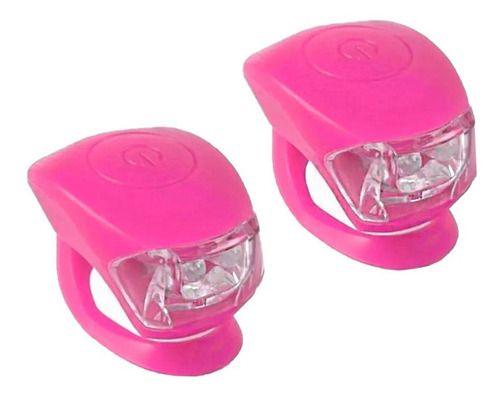 Imagen 1 de 2 de Luz De Bicicleta Mini Led Silicona 35mm M-wave Ciclismo