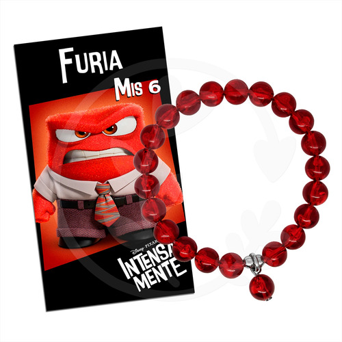 Souvenirs Pulseras De Intensamente Inside Out Película X35