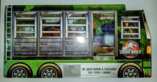 Dr. Sarah Harding & Stegosaurus Jurassic World Legacy Col. (Usado)