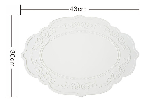 Mantel Individual Para Mesa De Comedor, Tapete De Silicona