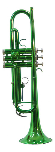 Trompete Bb Green Sib Tone com estojo Cyruswinds 6418grcw
