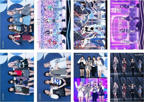 Paquete 8 Afiches Poster K-pop De Blackpink 28x42cm