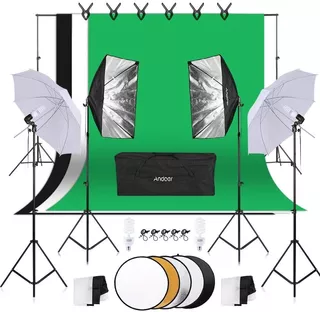 Andoer Photography - Kit De Luces Para Estudio De Fotografía