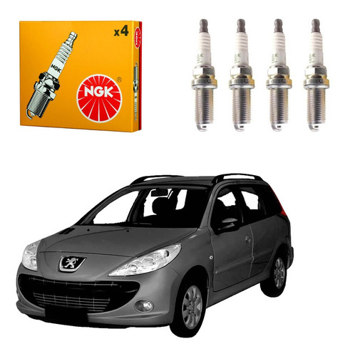 Velas Ignição Ngk Peugeot 207 Sw 1.6 16v 2010