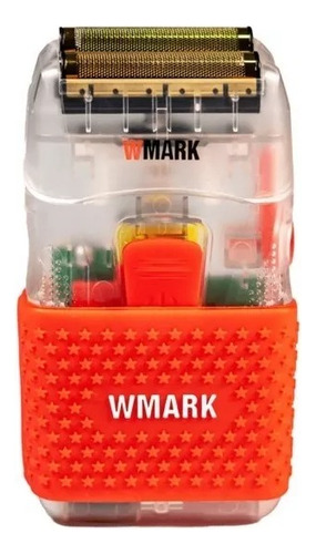 Maquina De Cabelo Shaver Wmark Ng987 Transparente Barbeador