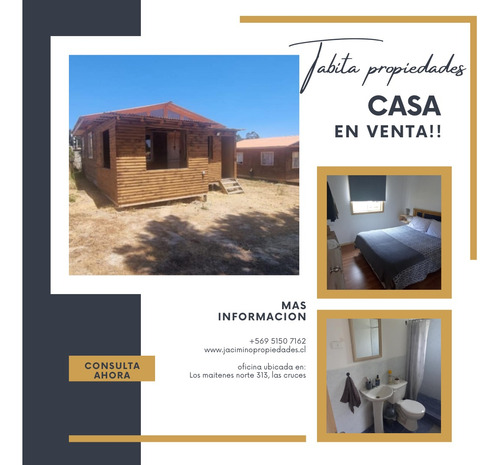 Venta De Cabaña Con Terreno Amplio