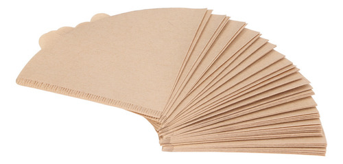 100 Uds Papel De Filtro De Café Desechable Pulpa De Madera