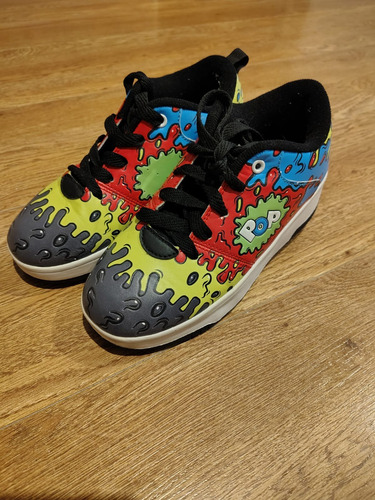 Heelys Pop Strive, Zapatos Con Ruedas Niños (Usado)