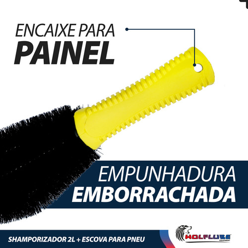 Pulverizador Snow Foam Canhão Espuma Shampoozeira + Escova