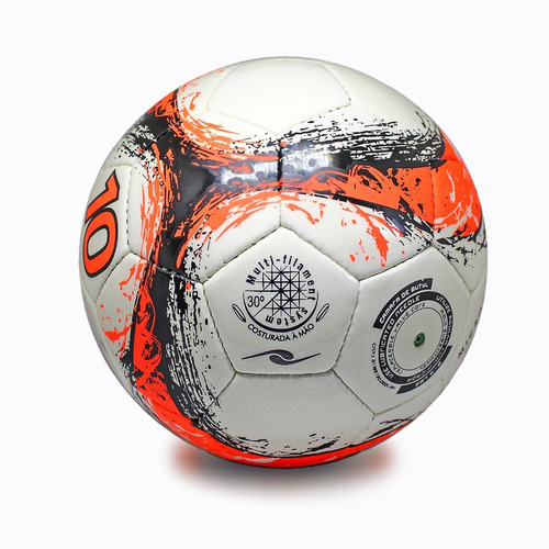 Bola Campo Dalponte 10 Microfibra Costurada A Mão Cor Branco
