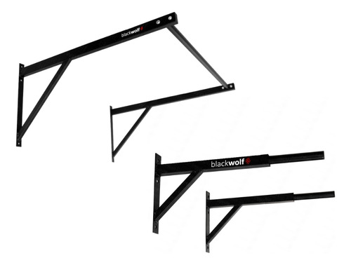Barra Fixa 1 Metro + Paralela Fixa Dip+ Kit Parabolt