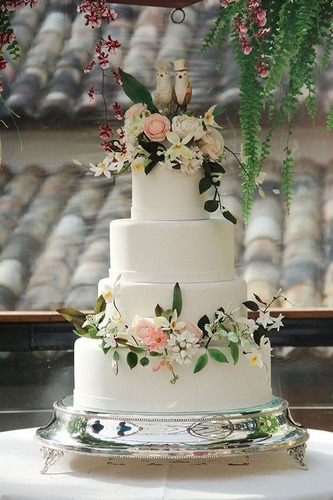 Boleira Decoração Casamento Suporte Bolo Fake Bailarina 56cm