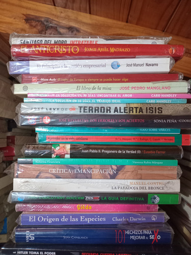 Lote De Mas De 560 Libros Nuevos Ideal Reventa (1/10)