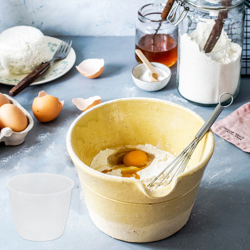 Tazas Medidoras Transparentes Para Yogur Y Crema De Arroz Ki
