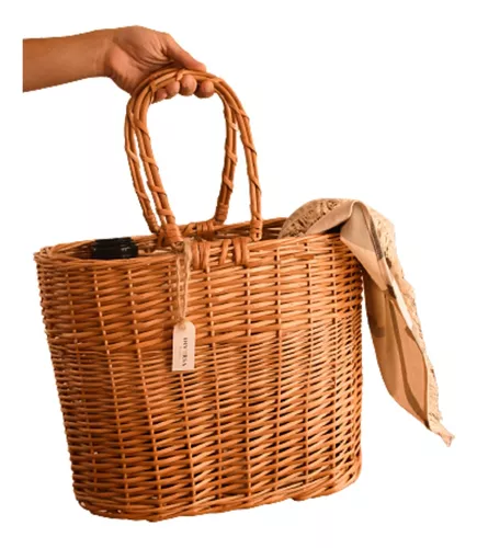 Canasta picnic de Mimbre - del Bazar - Bazar Online & Deco