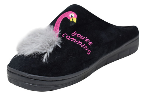 Pantufa Adulto Inverno Frio Feminina Forrada De Flamingo