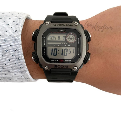 Reloj Casio Hombre Mod Dw-291h 200m Iluminator  Amsterdamarg