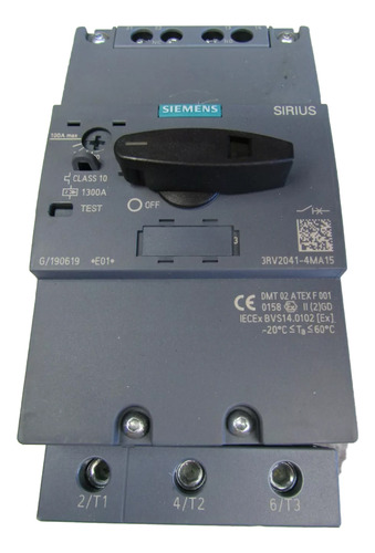 Guardamotor 80-100a S3 1na-1nc Siemens 3rv2041-4ma15