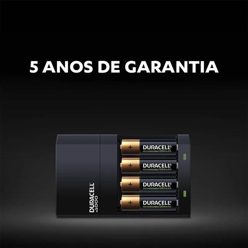 Imagem 8 de 9 de Carregador Bivolt + 4 Pilha Aa Recarregável 2500mah Duracell