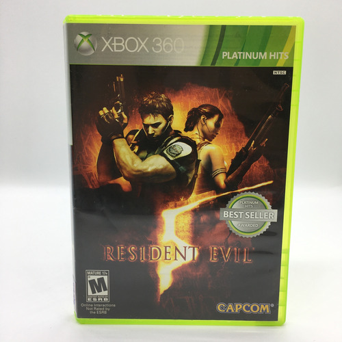 Resident Evil 5 Xbox 360 Original Usado Mídia Física