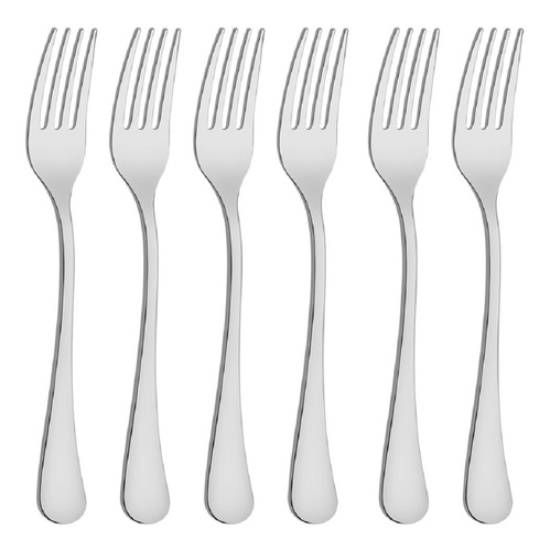 Imagen 1 de 3 de Tenedor De Mesa 20.5 Cm. X 6 Unidades.