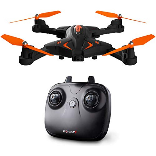 Force1 Drone Plegable Con Cámara De Video En Vivo Y Control