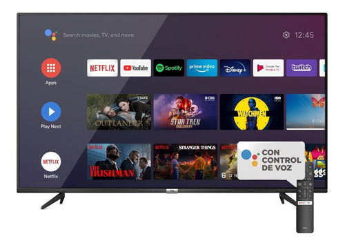 Televisor Tcl Smart Tv Led 50'' Uhd 4k Hdr 60 Hz Android Tv
