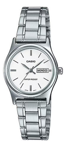 Reloj Casio Mujer Ltp-v006d Análogo Calendario 100% Original