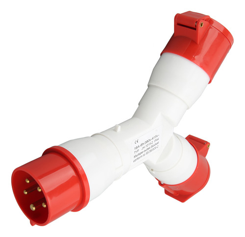 Plugue Industrial De 3 Vias Multifuncional De 5 Núcleos 3p N