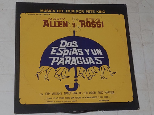 Vinilo Lp Bso Del Film Dos Espías Y Un Paraguas