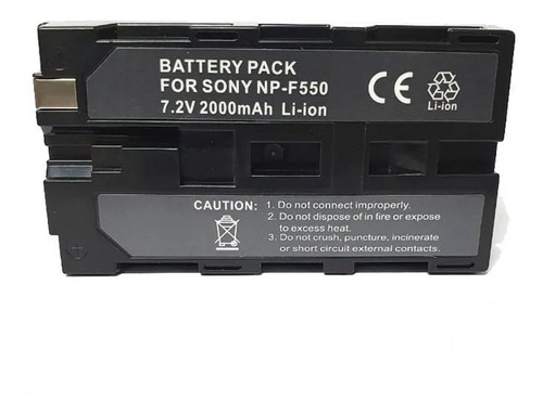 Bateria Para Camaras Iluminadores Recargable Np-f550 Cod