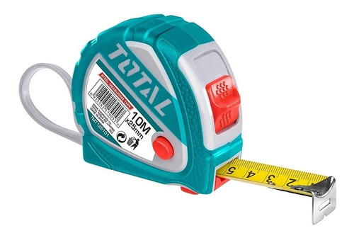 Huincha De Medir Flexometro 10 Metros Total Tmt126101