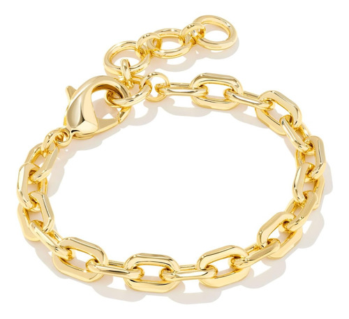 Brazalete De Cadena Kendra Scott Korinne En Latón Chapado En