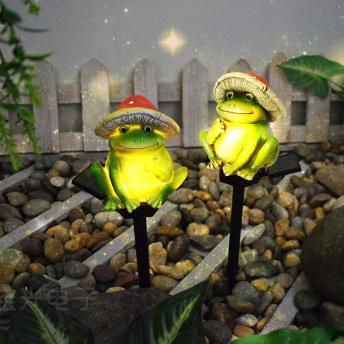 Luz Solar R Solar Frogs Para Decoración De Jardín Con Forma