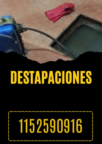 Destapacion De Cañería Villa Urquiza ,villa Del Parque,once