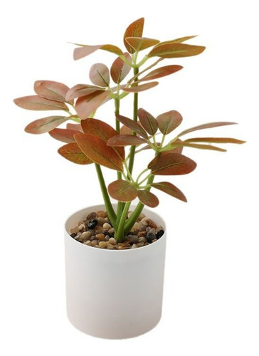 Plantas Artificiales En Maceta Schefflera Octophylla **077