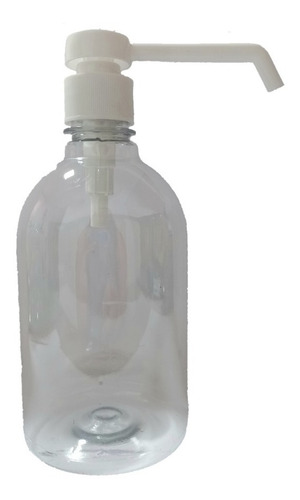 Botella Pet 500ml M.bajo Válvula Dispensadora Larga X100