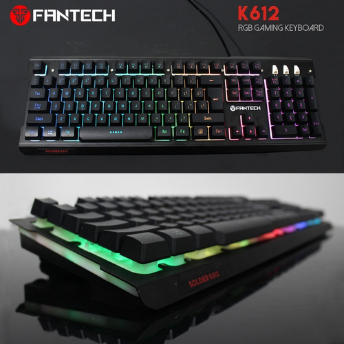 Teclado Gaming Rgb Iluminación Fantech Soldier K612